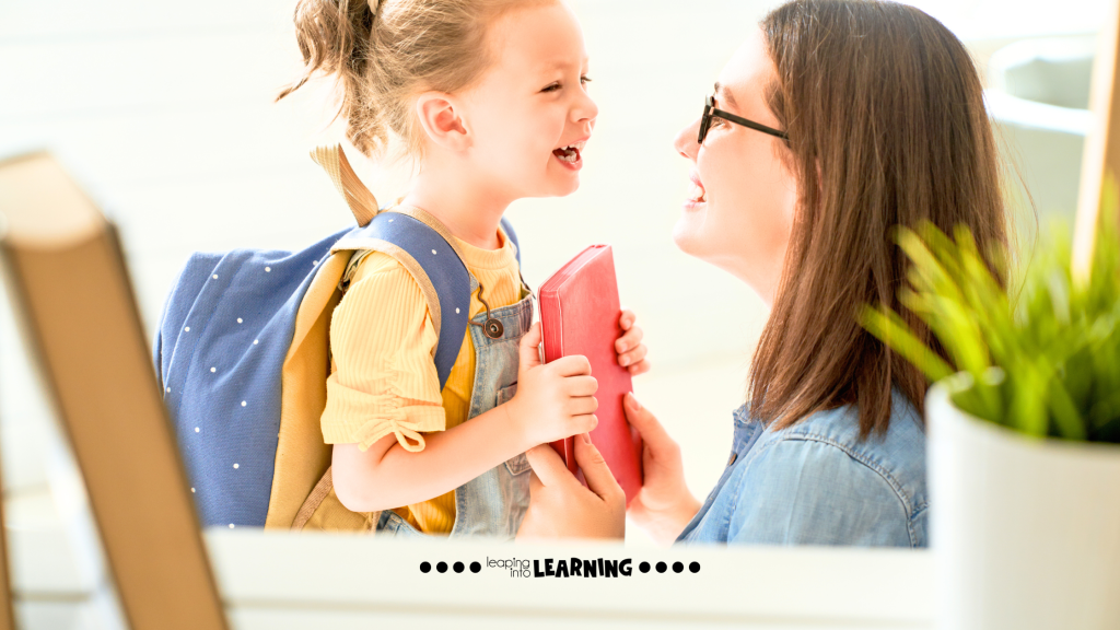 Parent and child playing rhyming games together to build early reading skills.
